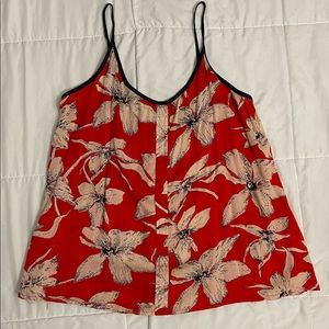 lightweight floral shirt, small
